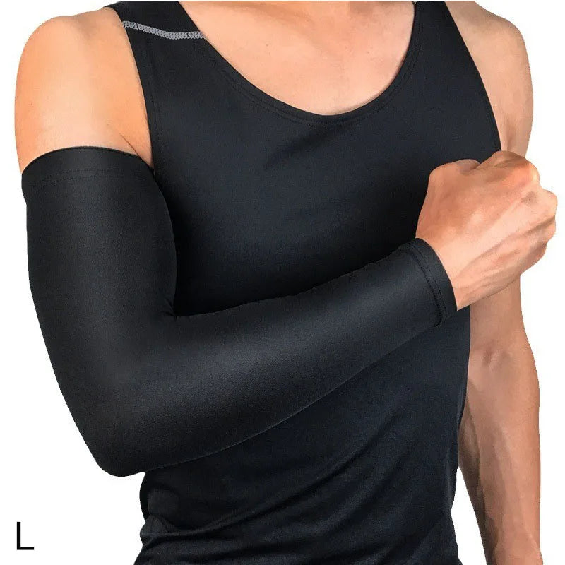 Basketball Wrist Guard with Arm Lengthening Elbow Support – Breathable Sports Sleeve