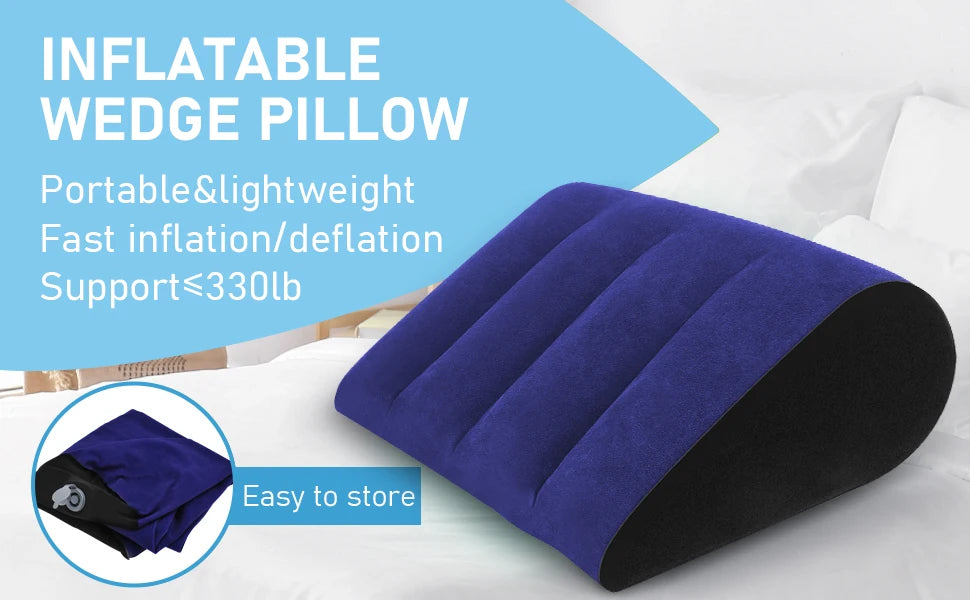 Inflatable Wedge Pillow For Travel