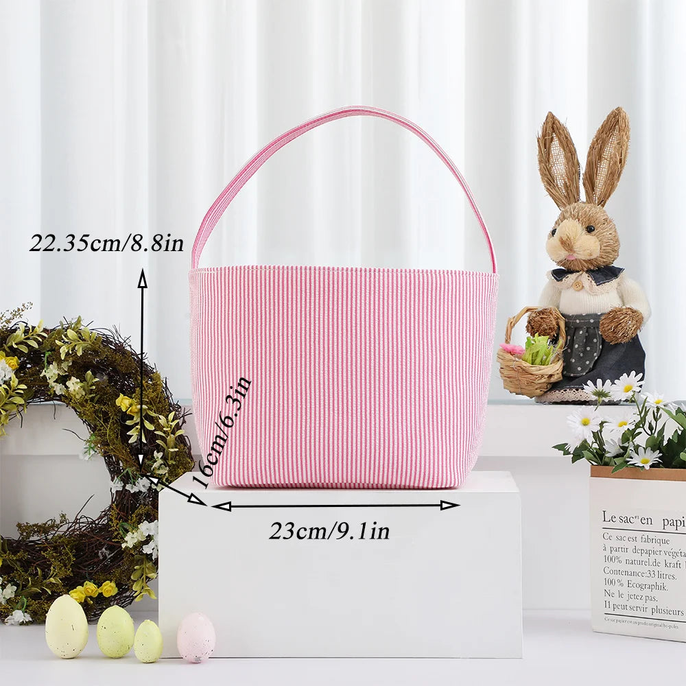 Seersucker Easter Basket
