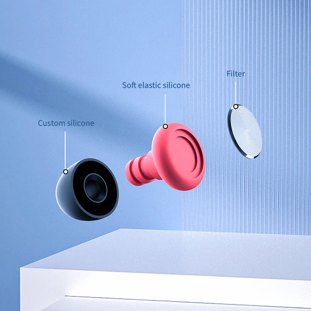Silicone Anti-Noise Earplugs for Sleep