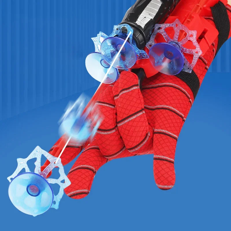 Cartoon Superhero Spider Silk Launcher Toy