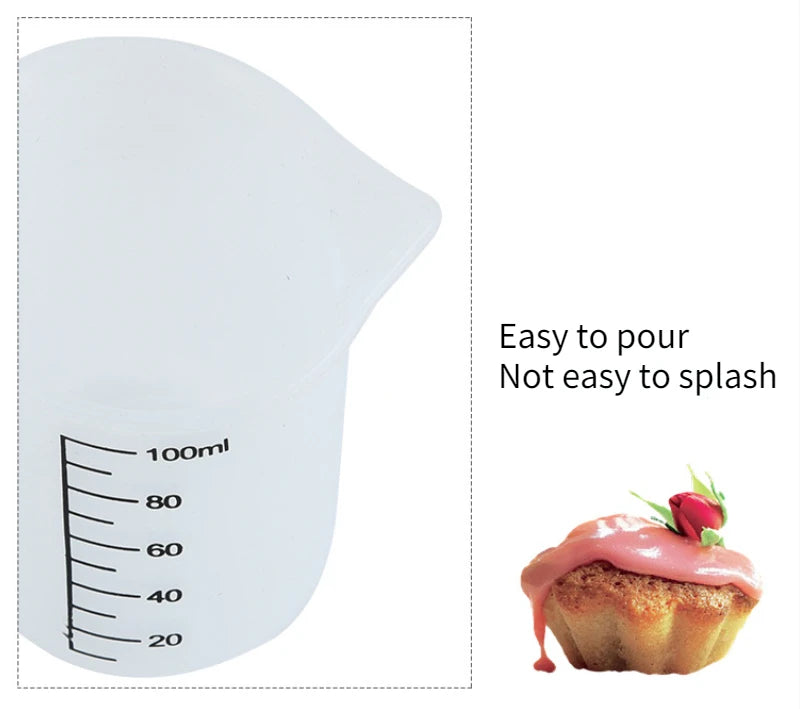 Food-Grade Silicone Measuring Cup