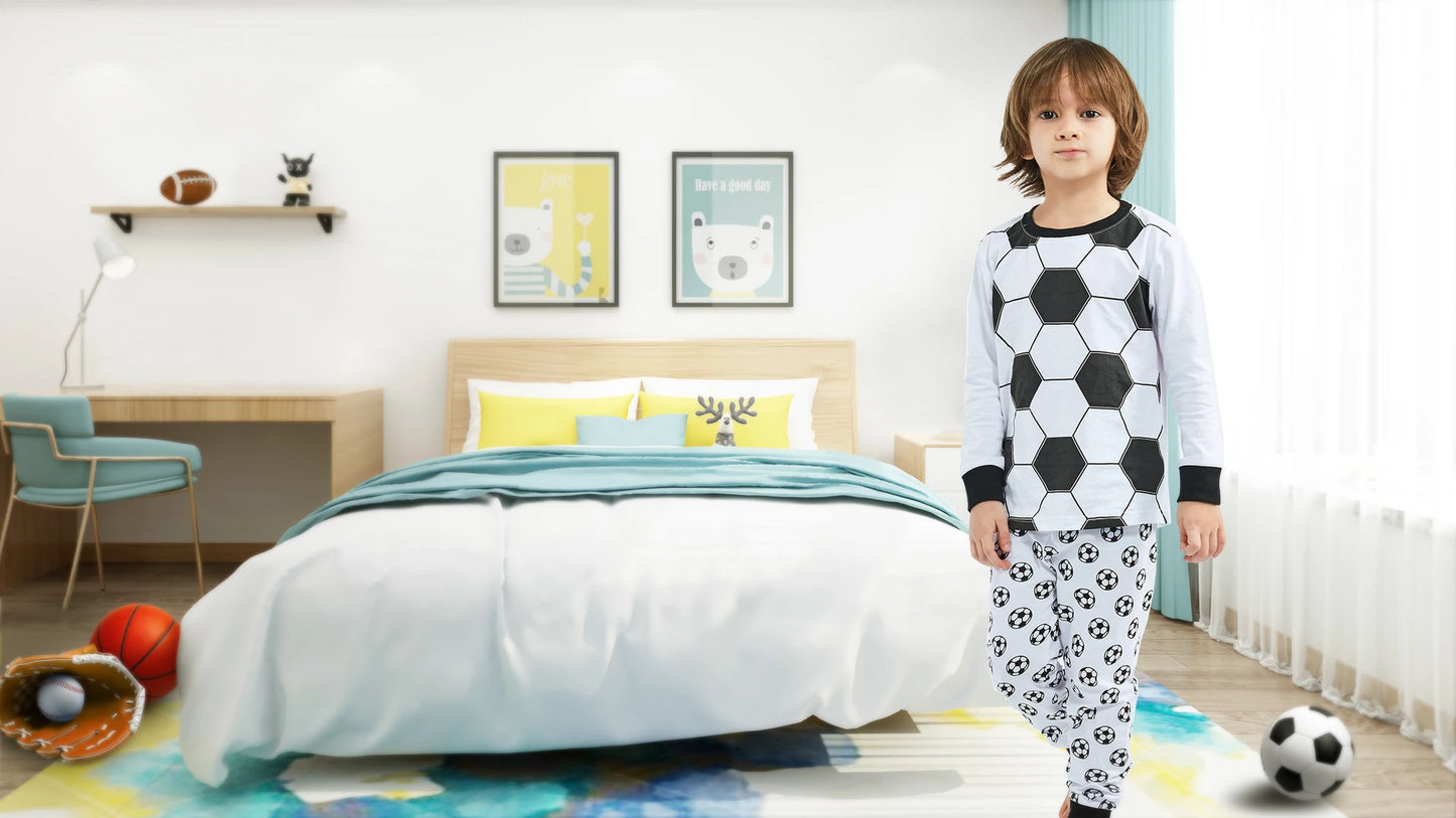 Kids Sport-Themed Pajama Set