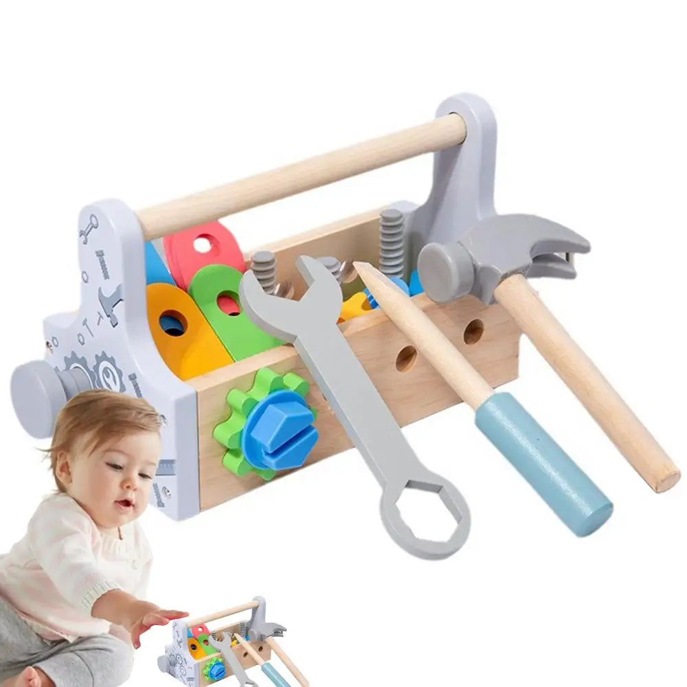 Wooden Tool Set for Kids