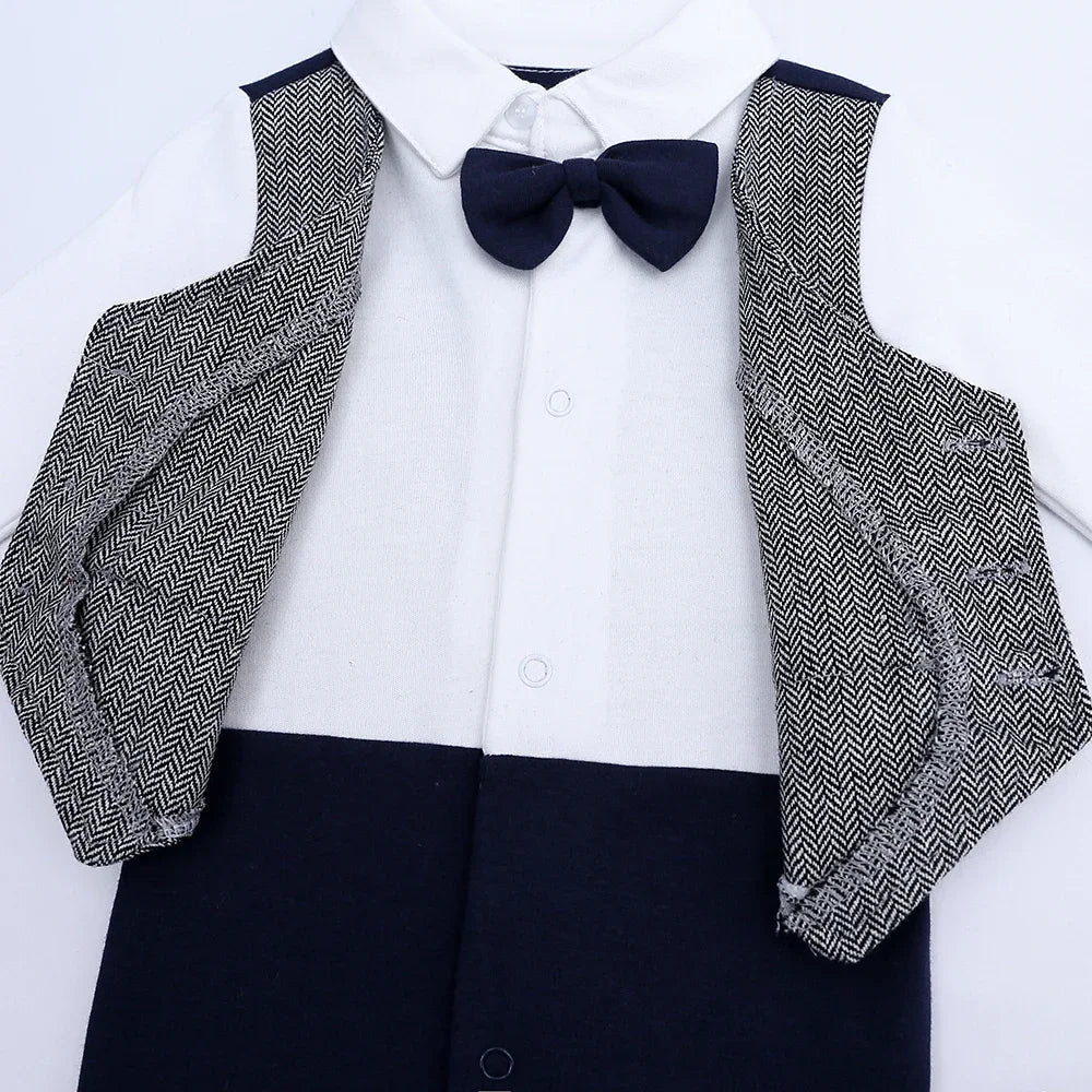 Gentleman Newborn Baby Clothes Boys Rompers