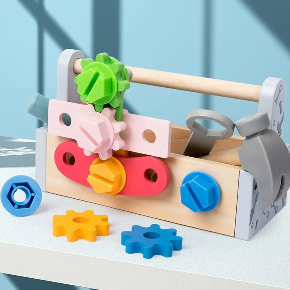 Wooden Tool Set for Kids