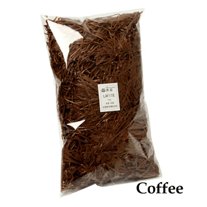 100g Colorful Shred Crinkle Paper Raffia: