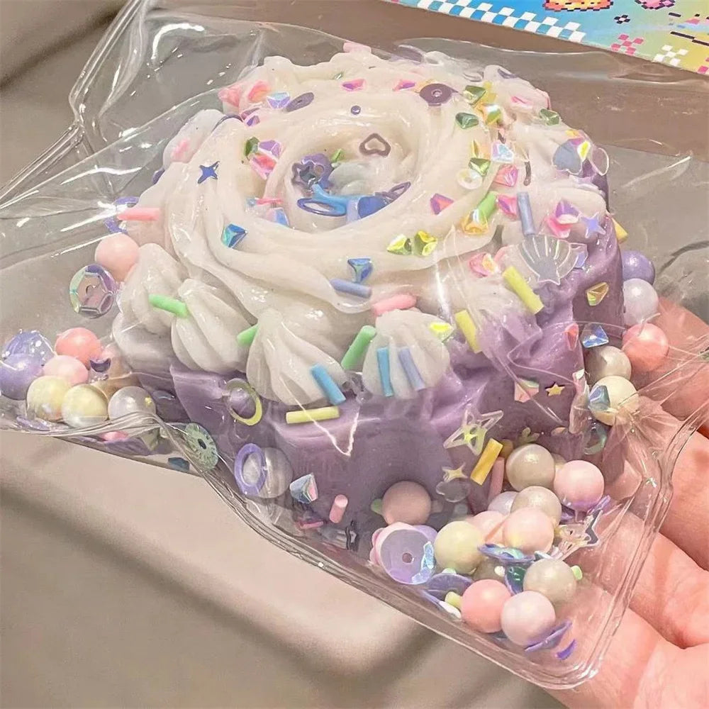 Cake Food Stress Relief Squeeze
