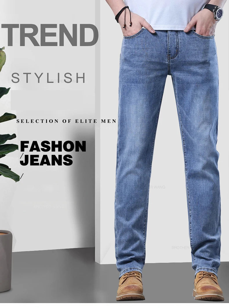 Men’s Light Blue Slim Jeans