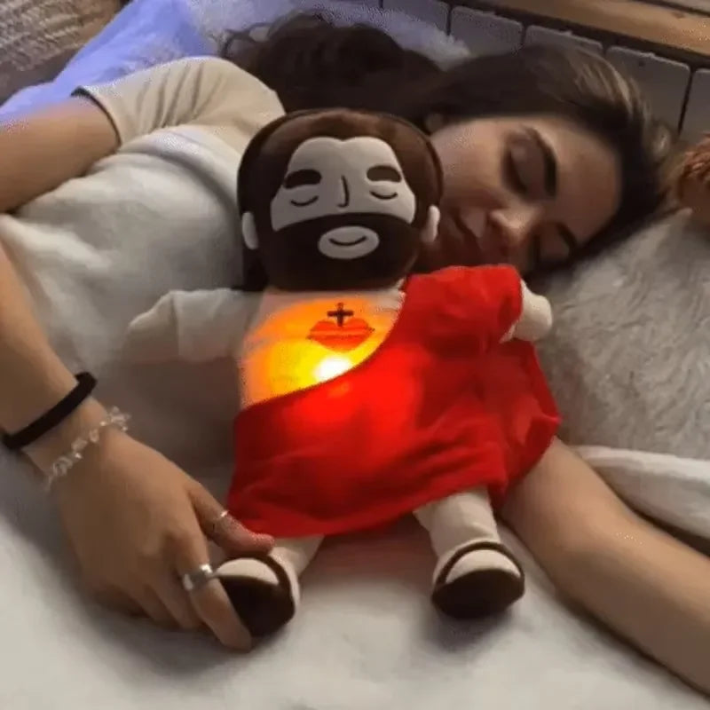 40CM Breathing Jesus Soothe Plush Toy