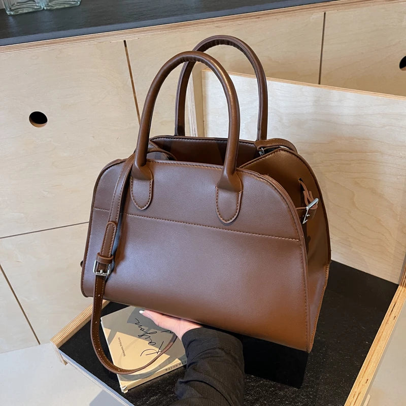 PU Leather Suede Tote Bag for Women