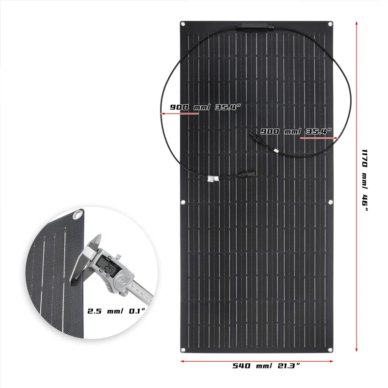 600W/300W Solar Panel Kit with Complete Power Generator: