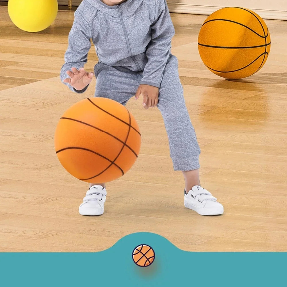 Foam Basketball for Kids – Silent Bouncing & Squeezable Fun