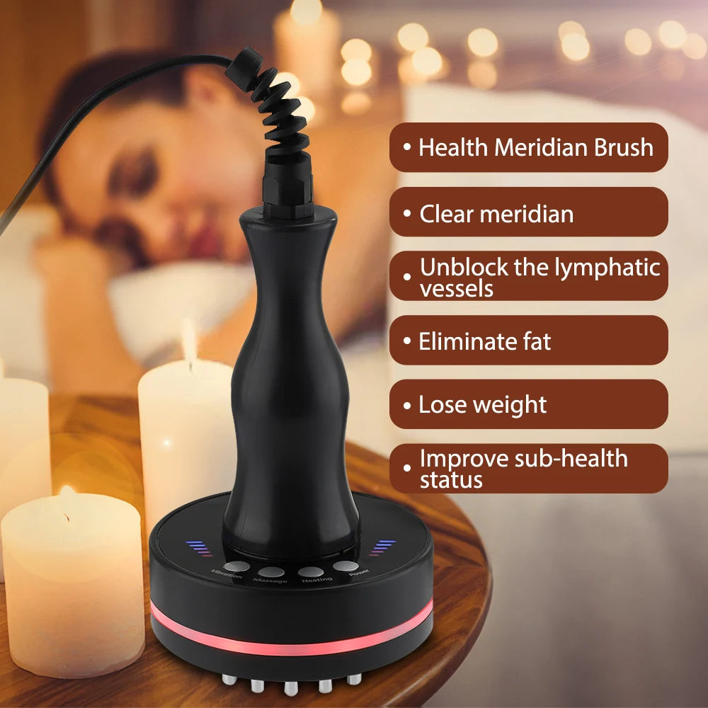 Electric Meridian Massage Brush – Full Body Fat Burning & Lymphatic Drainage
