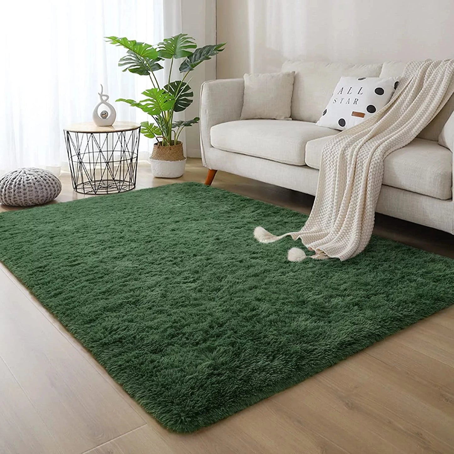 Fluffy Plush Soft Area Rug for Living Room & Kids' Rooms