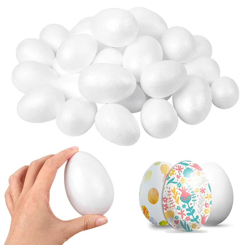 10-50pcs Easter Foam Egg Set