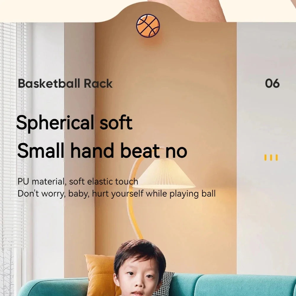Foam Basketball for Kids – Silent Bouncing & Squeezable Fun