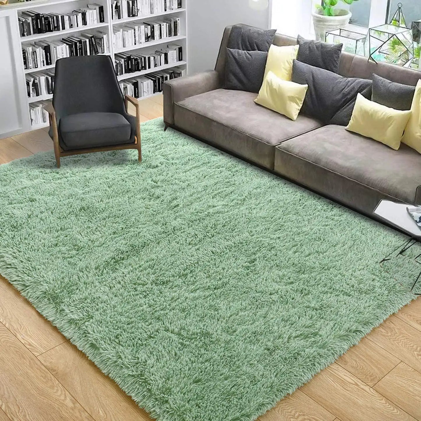 Fluffy Plush Soft Area Rug for Living Room & Kids' Rooms