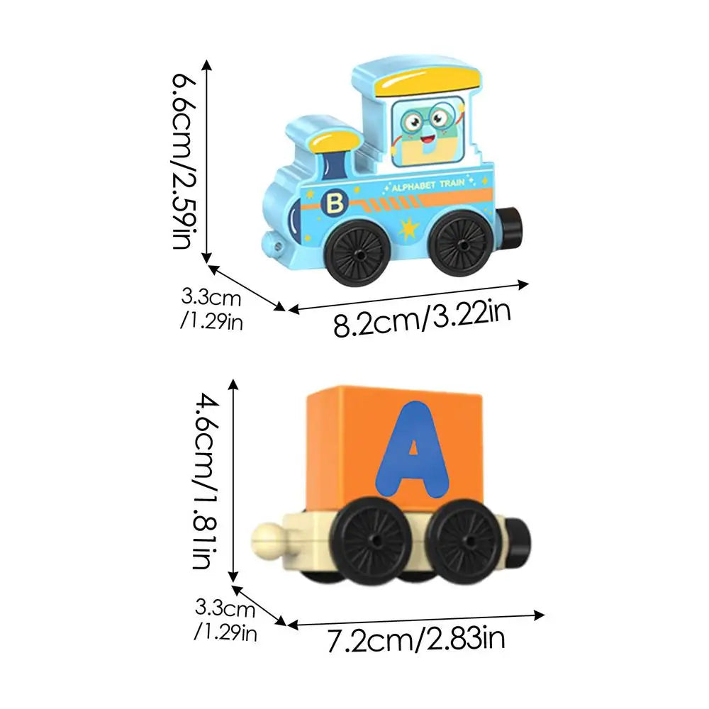 Magnetic Alphabet & Number Train Set