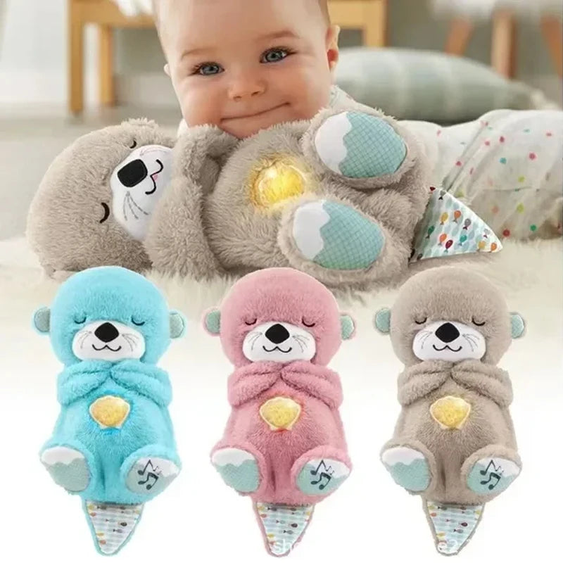 Baby Breath Soothing Bear Otter Plush Toy