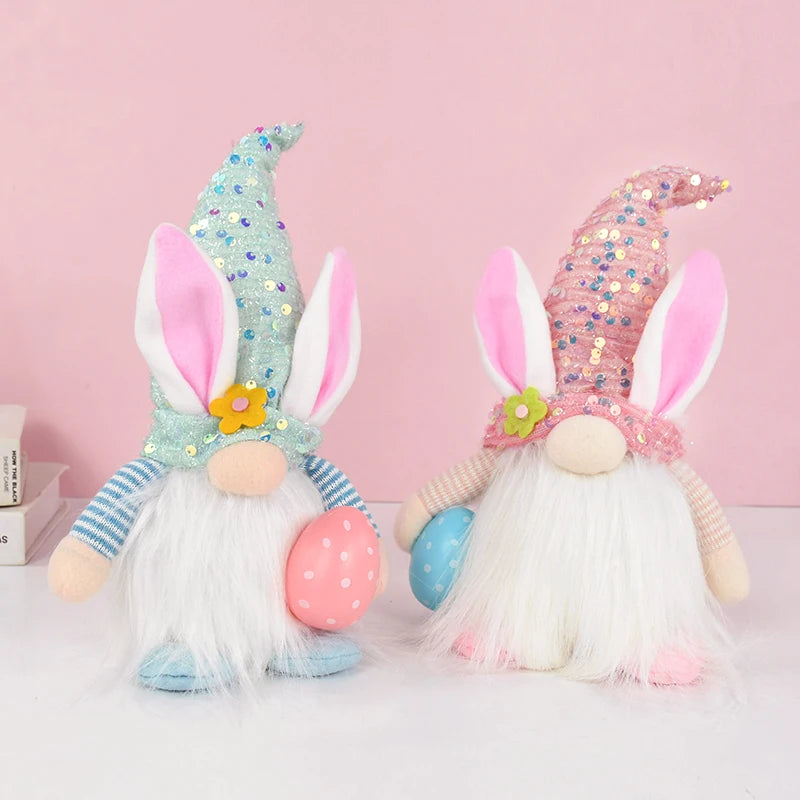 Easter LED Glowing Faceless Gnome Doll