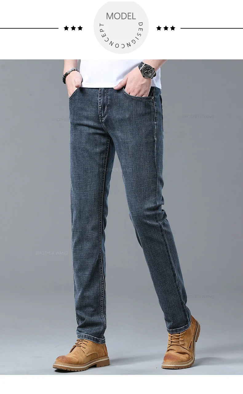 Men’s Light Blue Slim Jeans