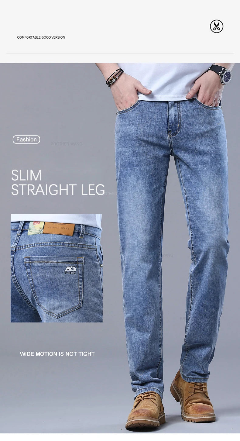 Men’s Light Blue Slim Jeans