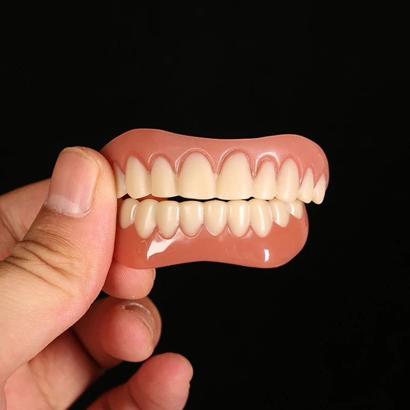 Dentures Face Makeup Teeth Stickers – Realistic Orthodontic Simulation