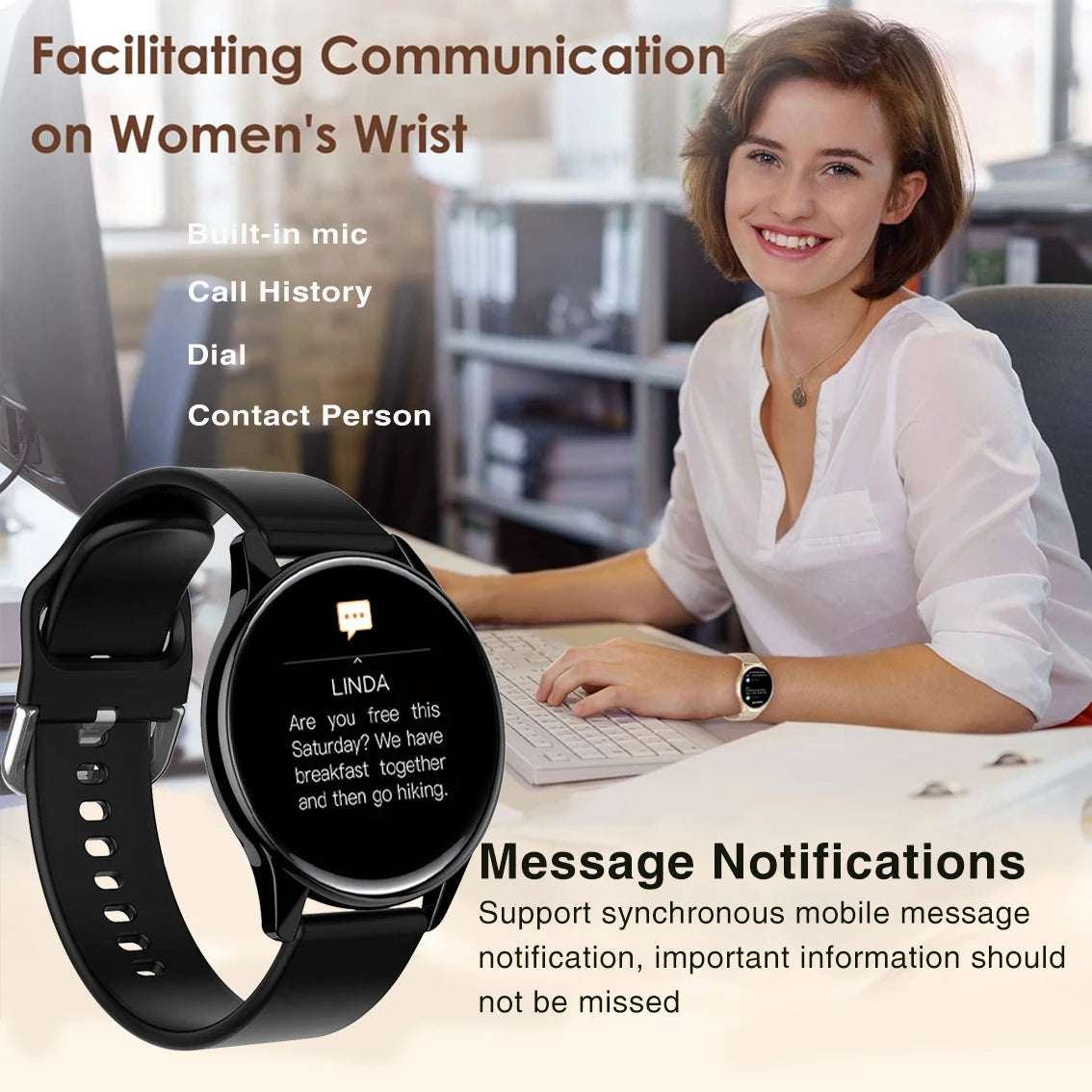 little meatball Smart Watch for Women