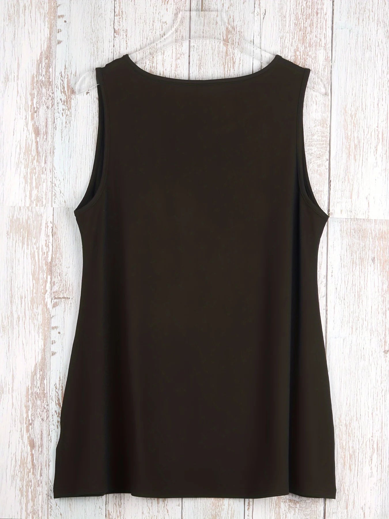 Plus Size Simple Solid Tank Top for Summer