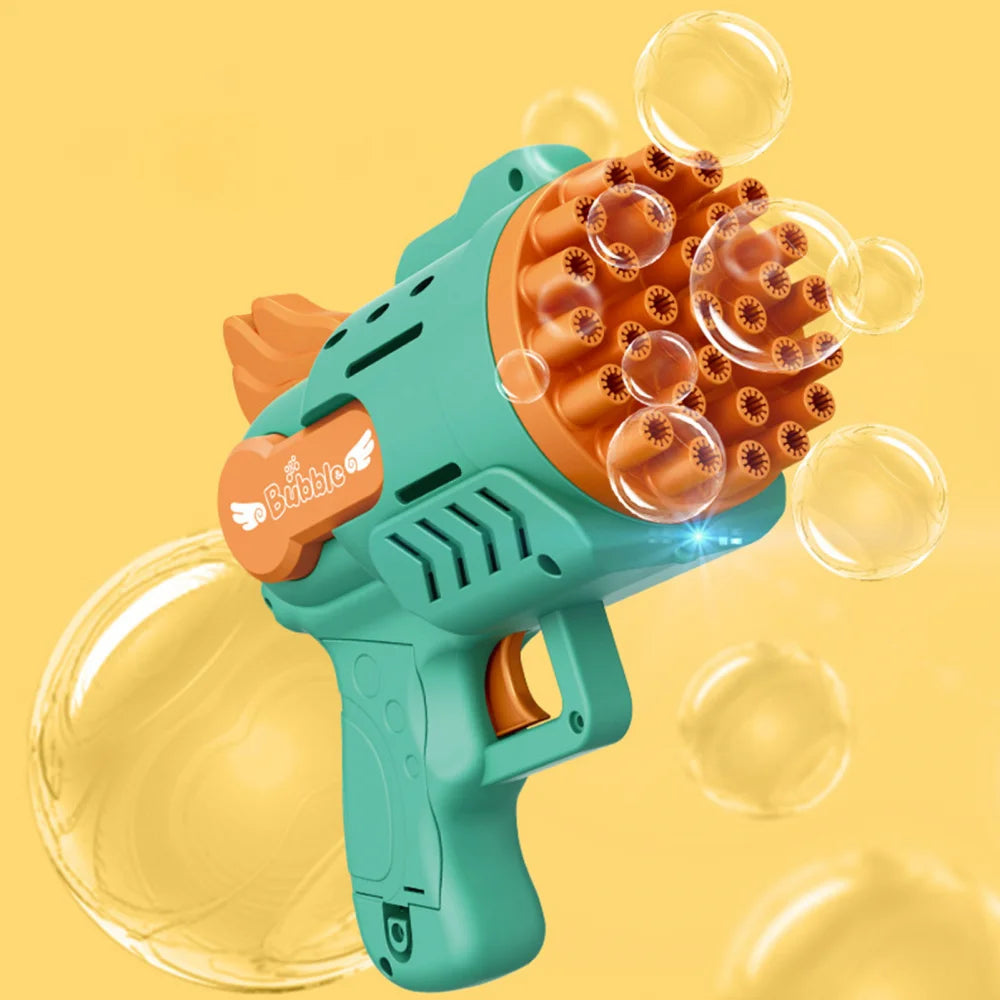 Kids Rocket Bubble Gun Blower