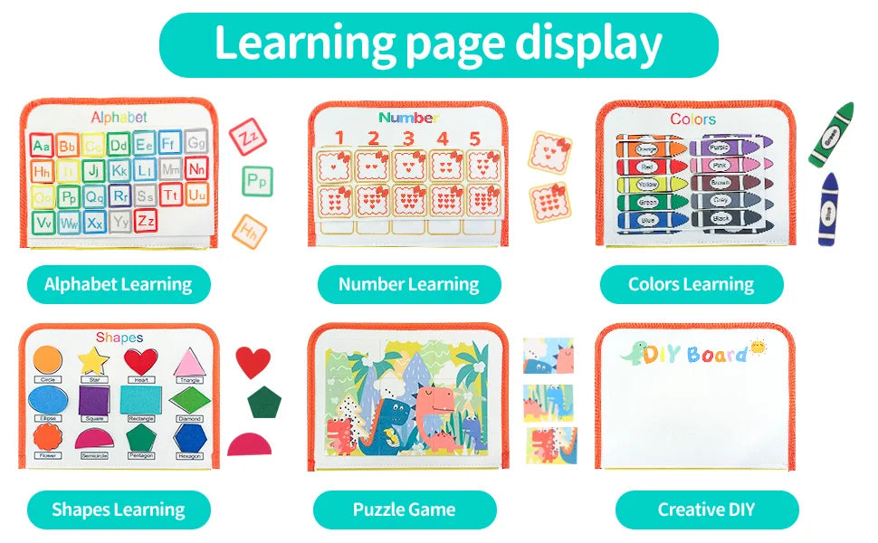 Parish Toys Busy Board – Early Educational Toy for Toddlers