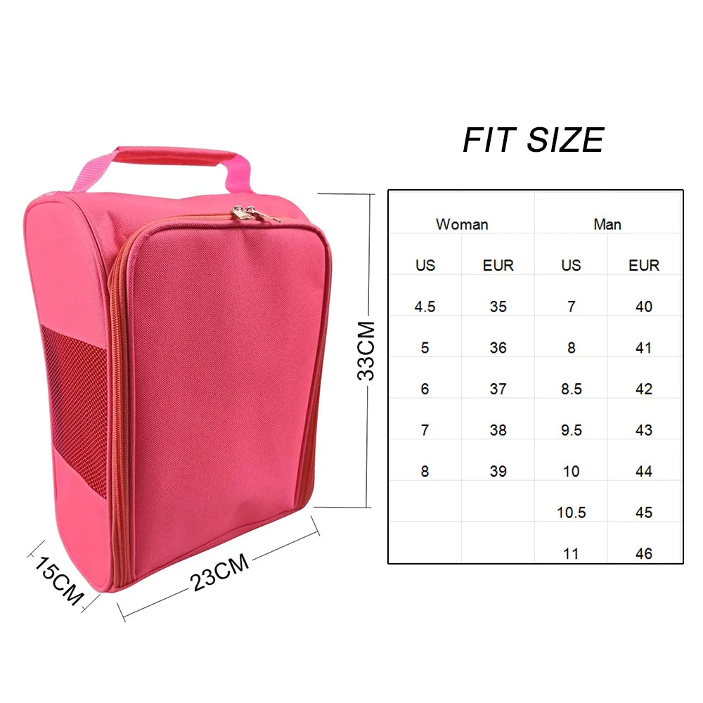 Portable Mini Golf Shoe Bag