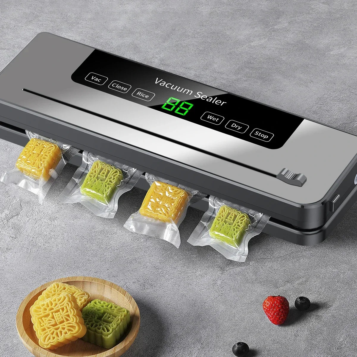 Electric Vacuum Sealer Built-in Cutter