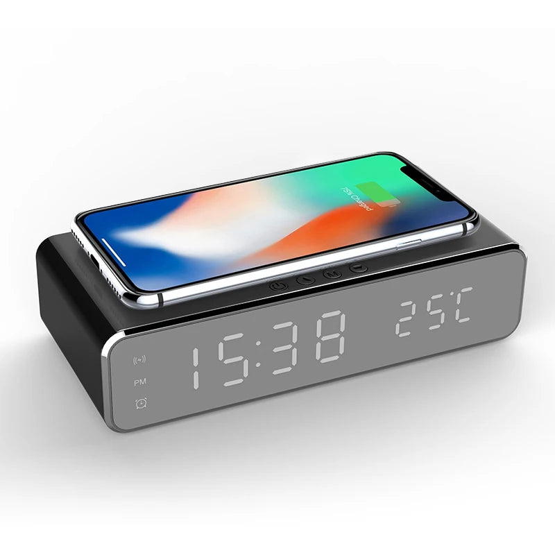 Wireless Charger Alarm Clock