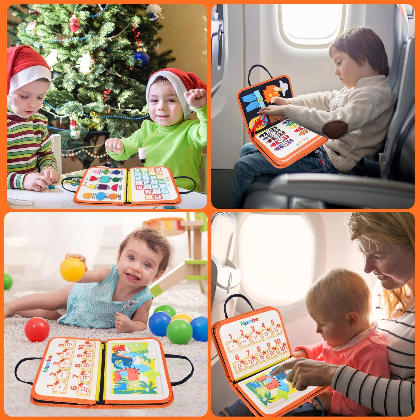 Parish Toys Busy Board – Early Educational Toy for Toddlers