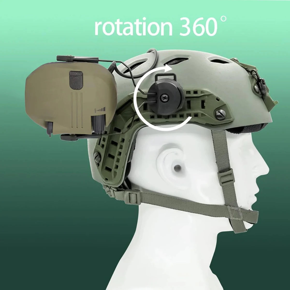 Earmuffs Active Headphones for Shooting – Electronic Hearing Protection & Noise Reduction for Hunting