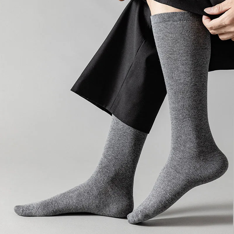 Men's Cotton Knee-high Breathable Socks