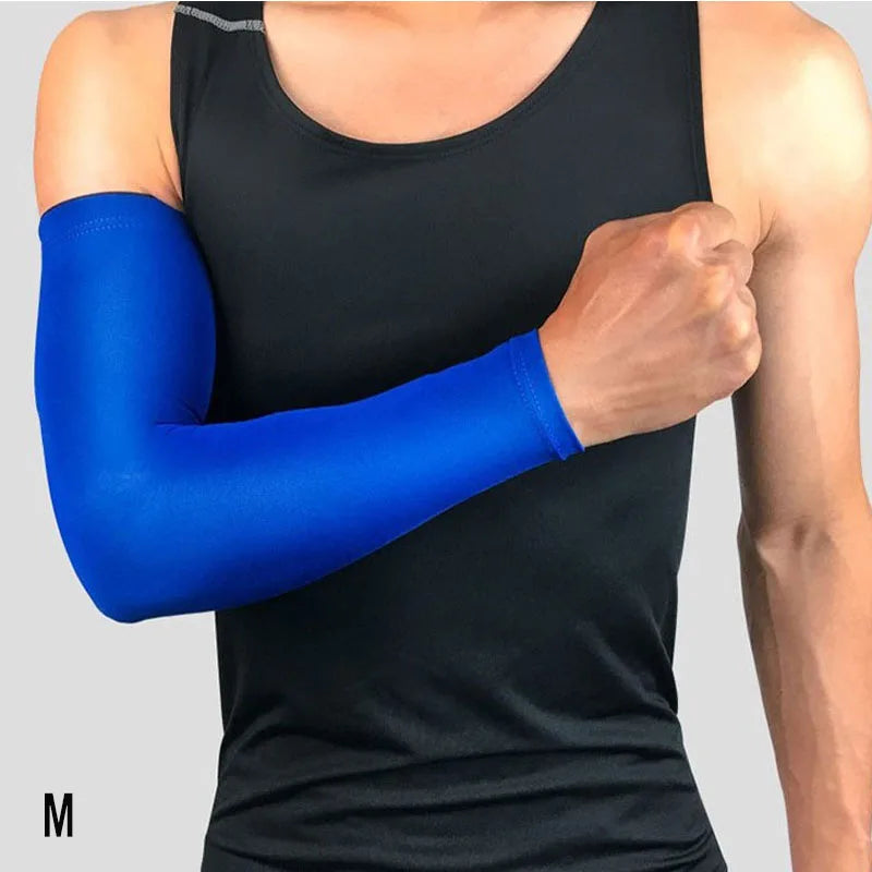 Basketball Wrist Guard with Arm Lengthening Elbow Support – Breathable Sports Sleeve