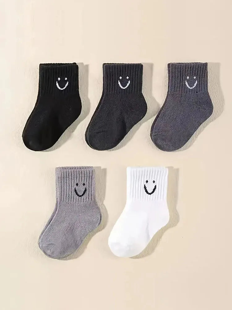 5 Pairs Kids Baby Socks
