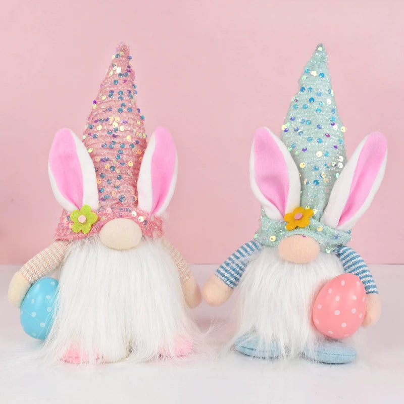 Easter LED Glowing Faceless Gnome Doll