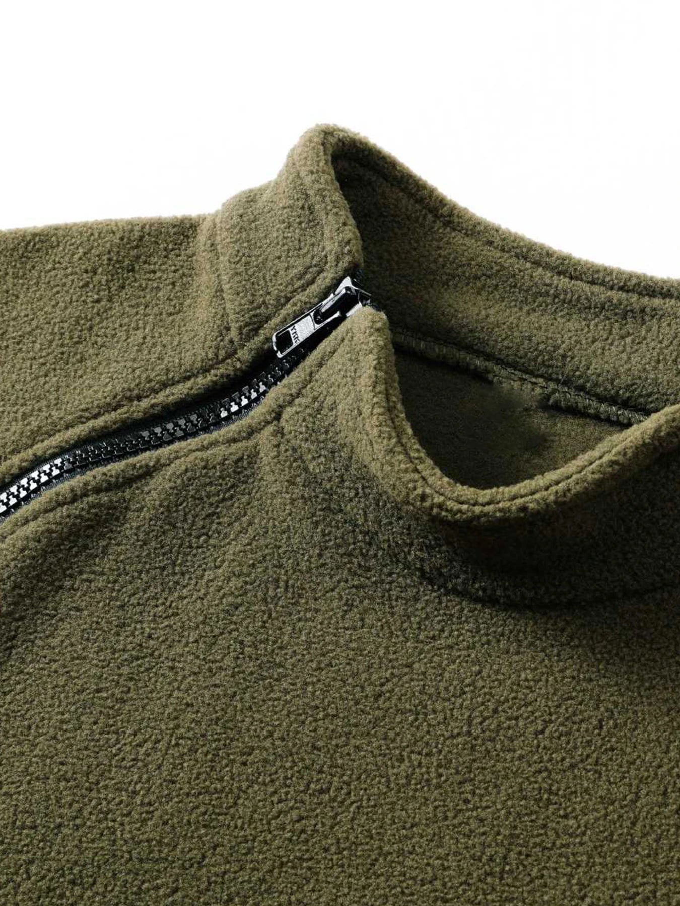 Windproof Fleece Men’s Sweatshirt – Tactical Outdoor Sportswear Jacket with Standing Collar