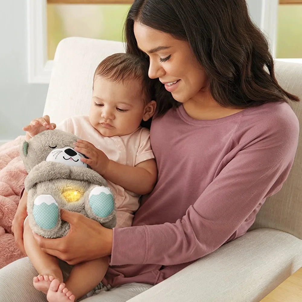 Baby Breath Soothing Bear Otter Plush Toy