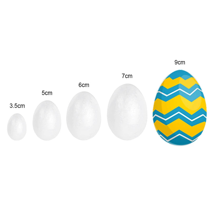 10-50pcs Easter Foam Egg Set
