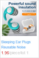 Reusable Noise Reduction Earplugs for Sleeping, Snoring & More