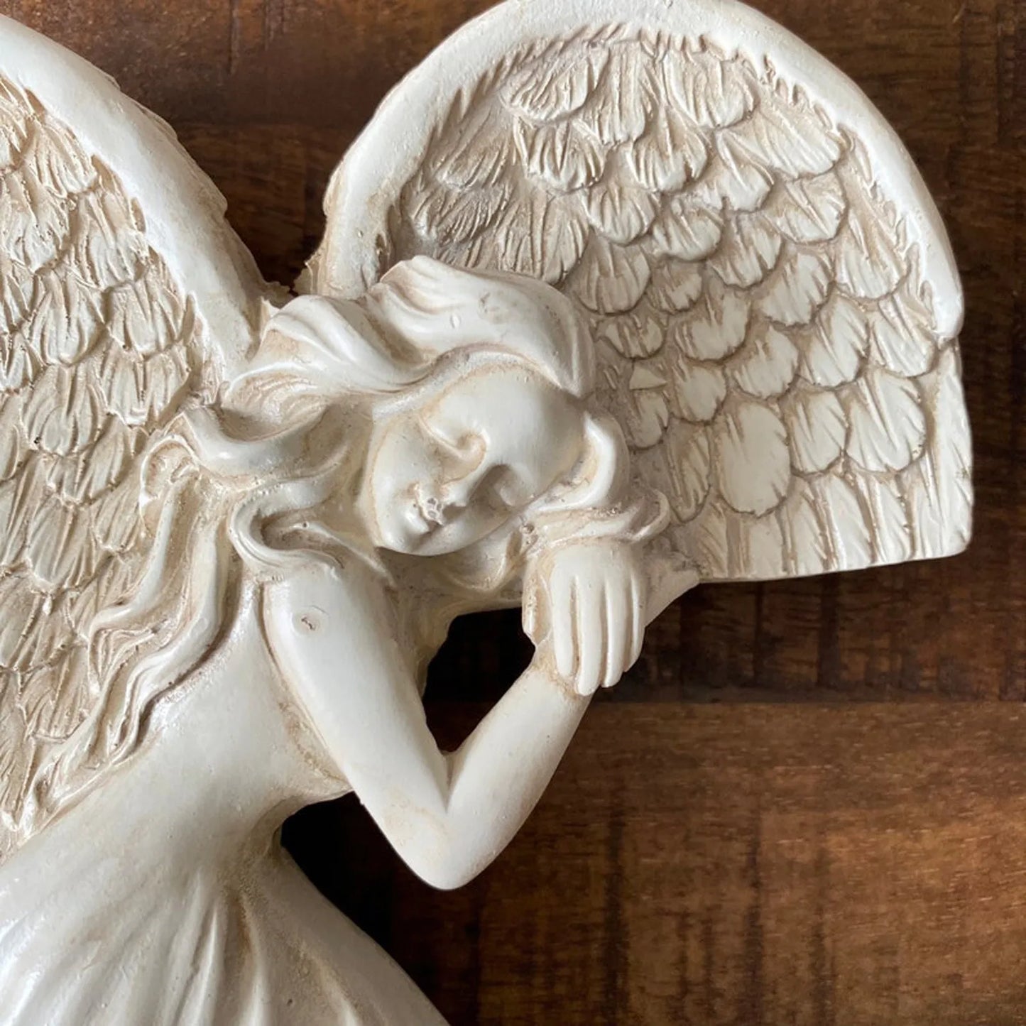 2PCS Resin Angel Door Frame Sculptures.