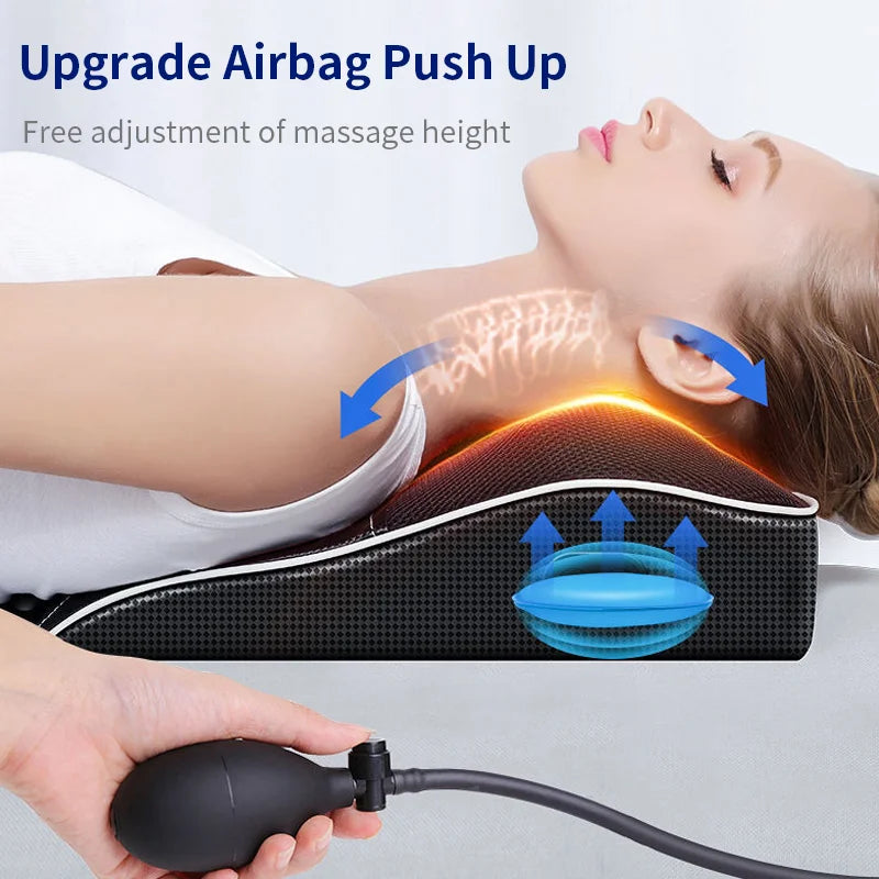 Jinkairui Electric Shiatsu Head Neck Cervical Traction Body Massager