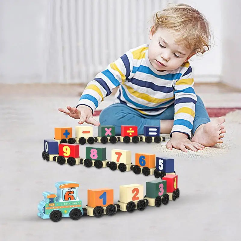 Magnetic Alphabet & Number Train Set