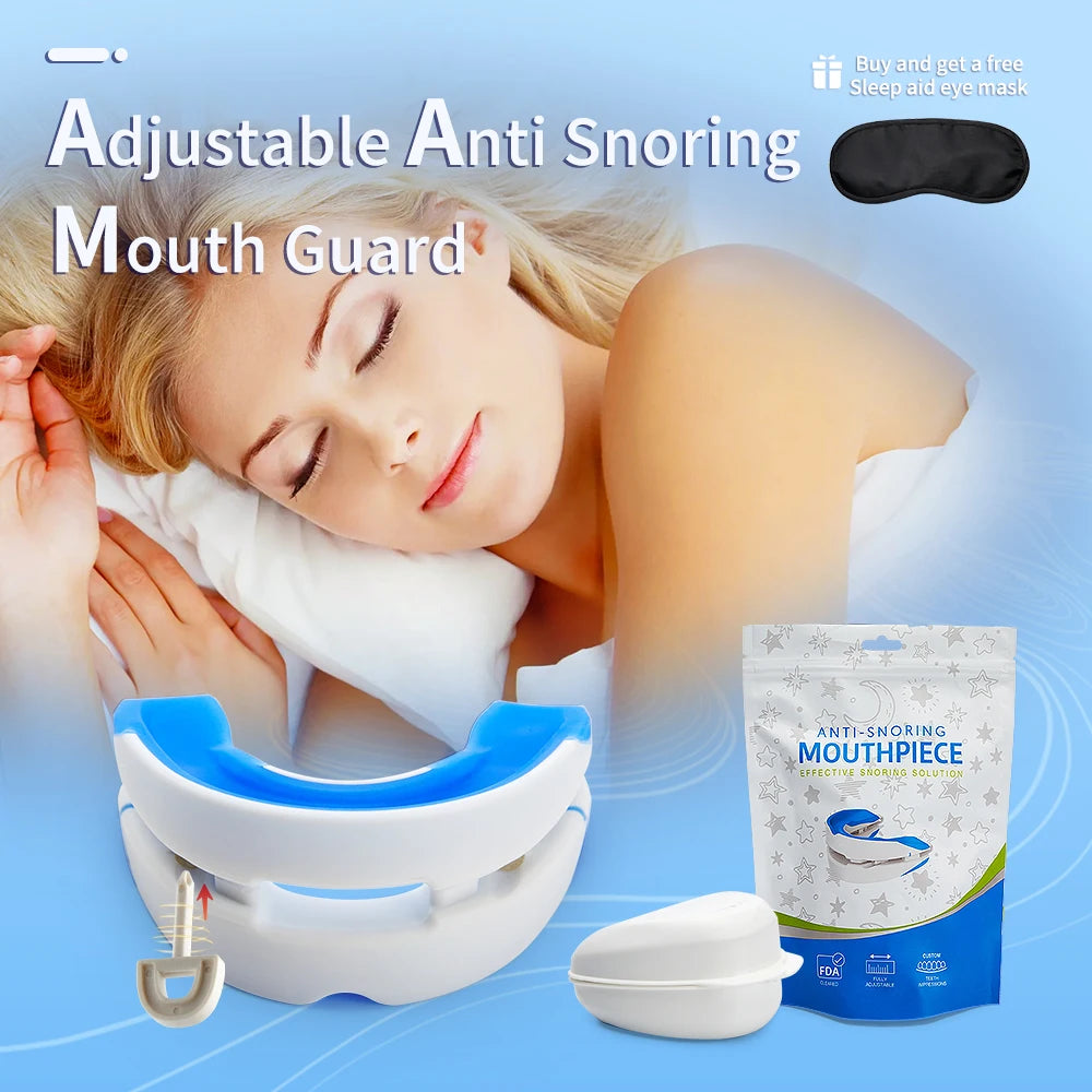 Teeth Bruxism Anti-Snoring Mouthpiece Device