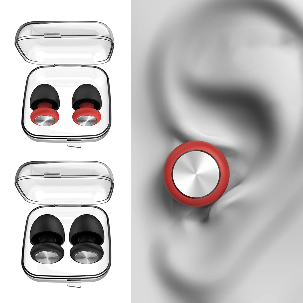 Silicone Anti-Noise Earplugs for Sleep